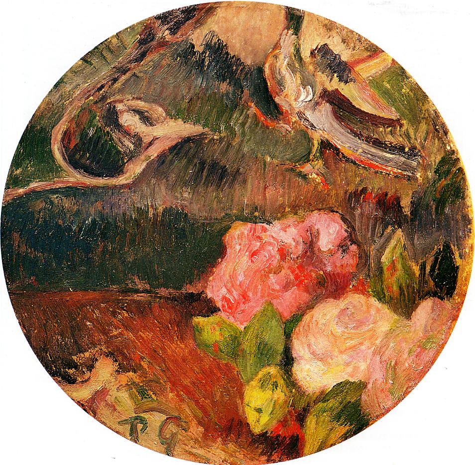 Flowers and a bird 1885